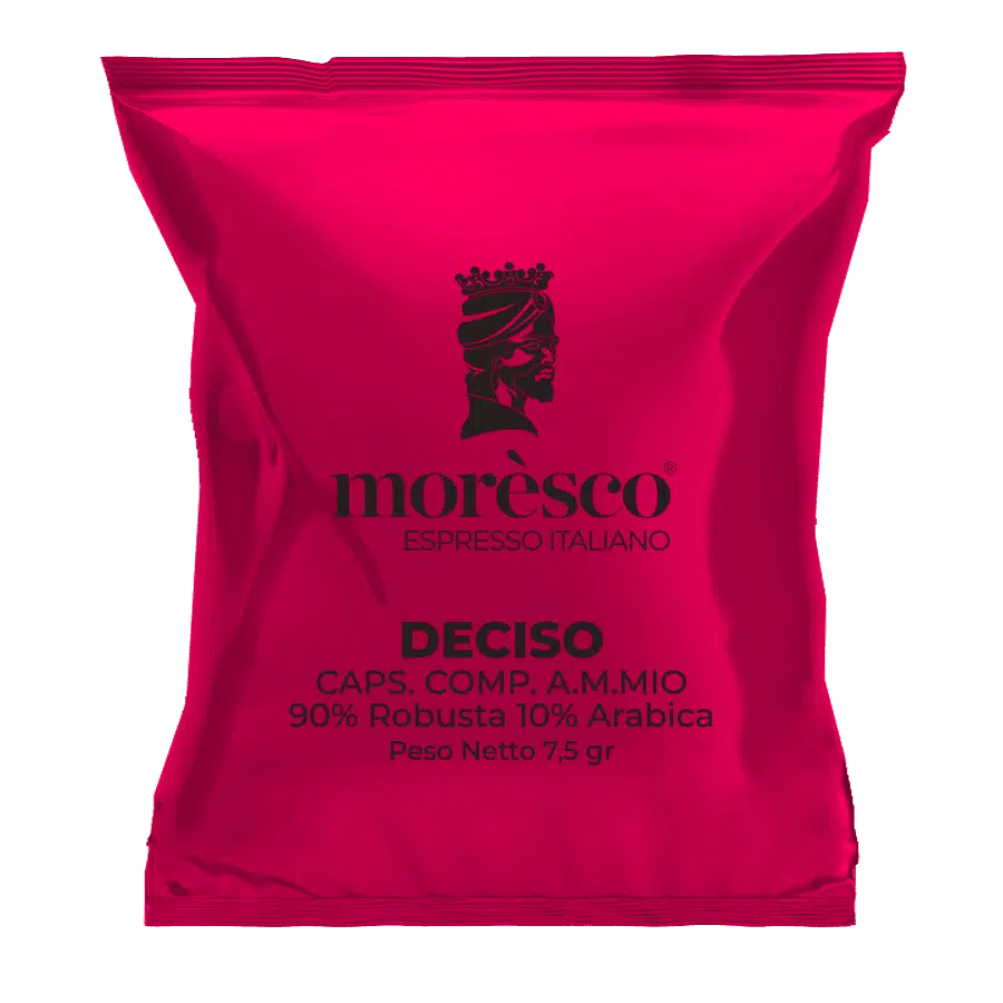 CAPSULE A MODO MIO COMPATIBILI MORESCO MISCELA DECISO 100 PZ– Caffè Moresco