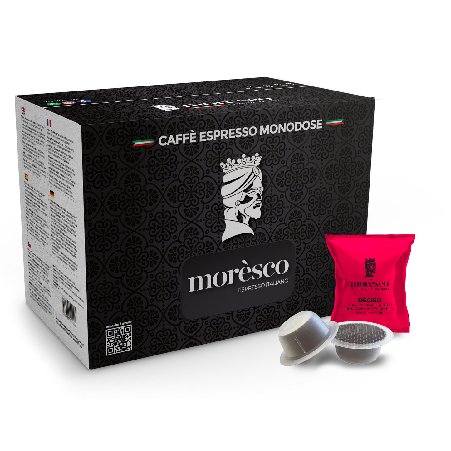 100 Capsule Compatibili Bialetti DECISO – Caffè Moresco