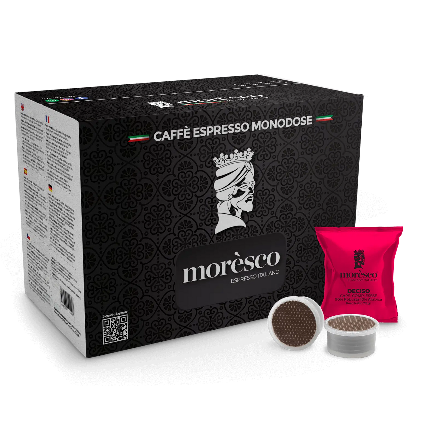 100 Capsule Compatibile E.P. – ESSSE DECISO – Caffè Moresco