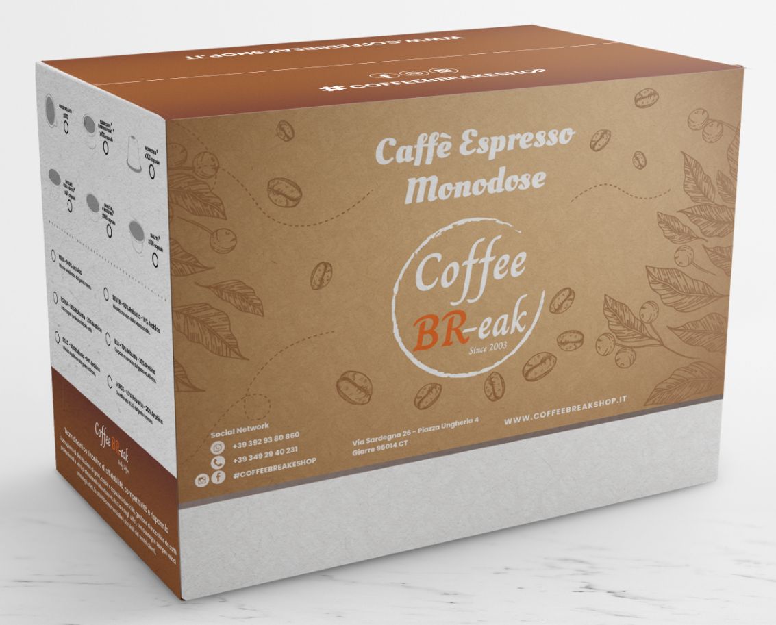 CIALDA CARTA COFFEE BREAK SILVER DECISA 150 PZ PROMO 90 ROBUSTA 10 ARABICA