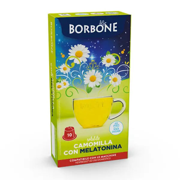 BORBONE COMPATIBILE NESPRESSO CAMOMILLA CON MELATONINA 10PZ