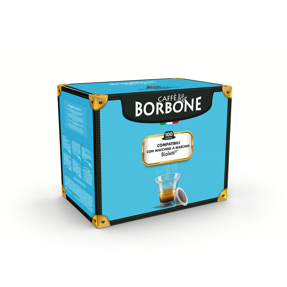 BORBONE COMPATIBILE BIALETTI MISCELA BLU 100PZ