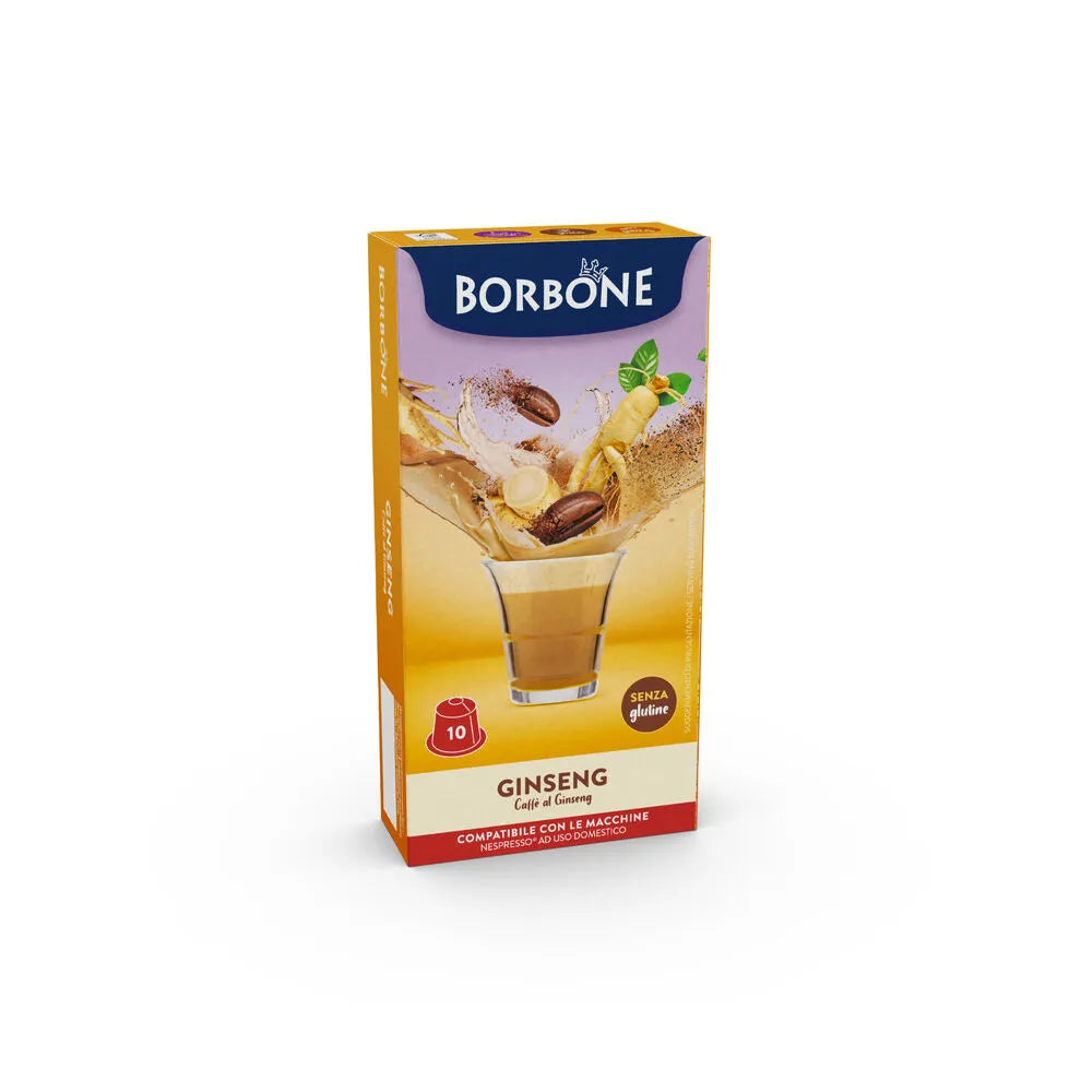 BORBONE COMPATIBILE NESPRESSO GINSENG 10PZ