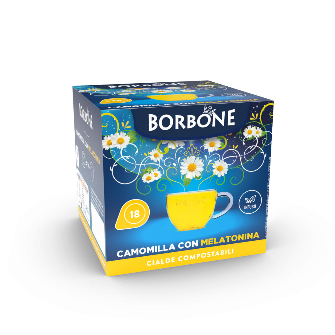 BORBONE CIALDA ESE 44 MM CAMOMILLA CON MELATONINA 18PZ
