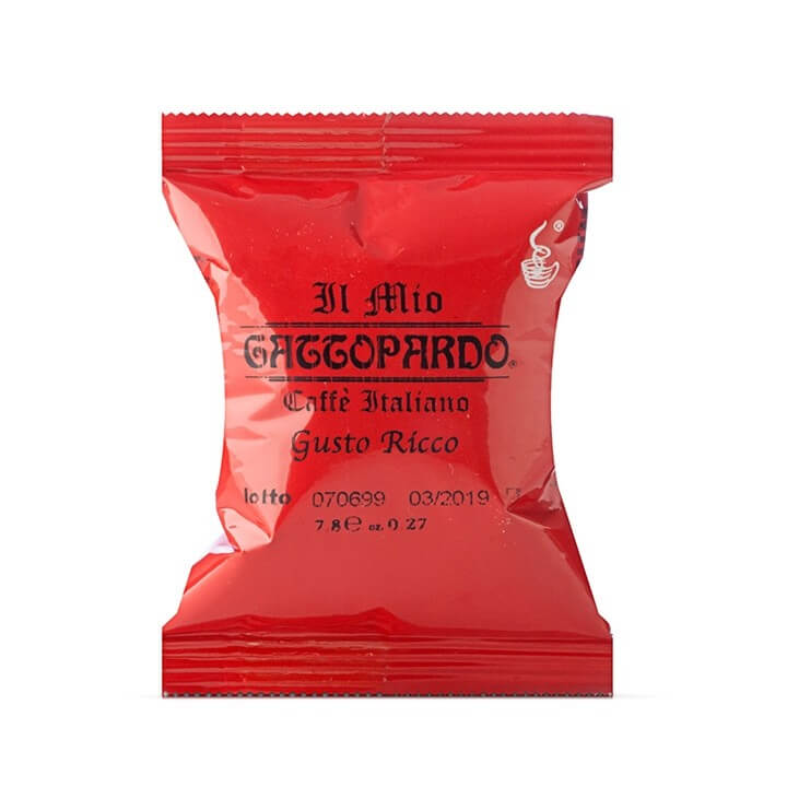 CAPSULA COMPATIBILE IL MIO GATTOPARDO GUSTO RICCO 100 PZ TO.DA GATTOPARDO ROBUSTA AMM COMPATIBILE A MODO MIO COMPATIBILE