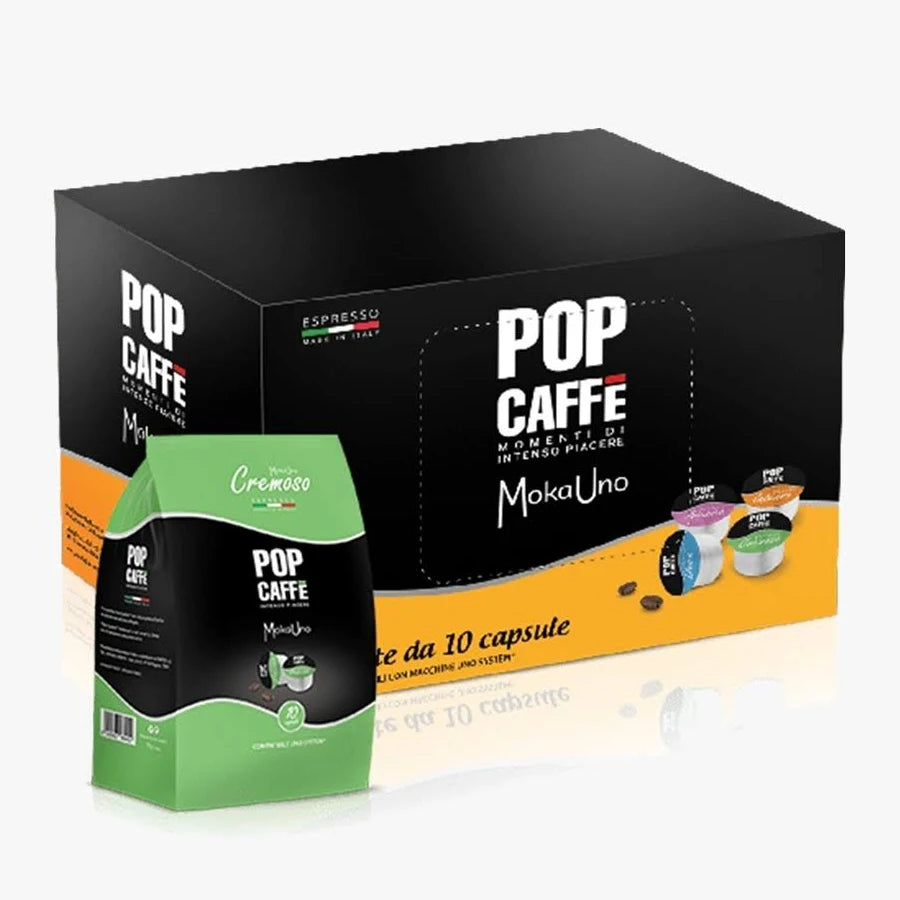 CAPSULE CAFFE POP MOKA CUP 1 INTENSO COMPATIBILI ILLY KIMBO UNO SYSTEM (Copia)