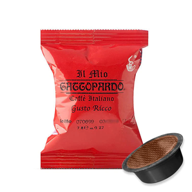 CAPSULA COMPATIBILE IL MIO GATTOPARDO GUSTO RICCO 100 PZ TO.DA GATTOPARDO ROBUSTA AMM COMPATIBILE A MODO MIO COMPATIBILE