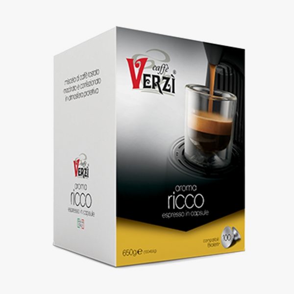 VERZI CAFFè CAPSULA BIALETTI COMPATIBILE 100 PZ AROMA RICCO - Coffee Break Shop