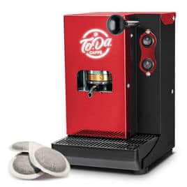AROMA PLUS TODA MACCHINA CAFFE + 200 CIALDE OMAGGIO - MACCHINETTA CIALDE ESE 44MM - PLUS - verzione toda caffe - AROMA MACCHINE DA CAFFÈ