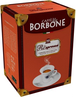 BORBONE CAPSULE RESPRESSO NERA 50 - 100 PZ - COMPATIBILE NESPRESSO - Coffee Break Shop