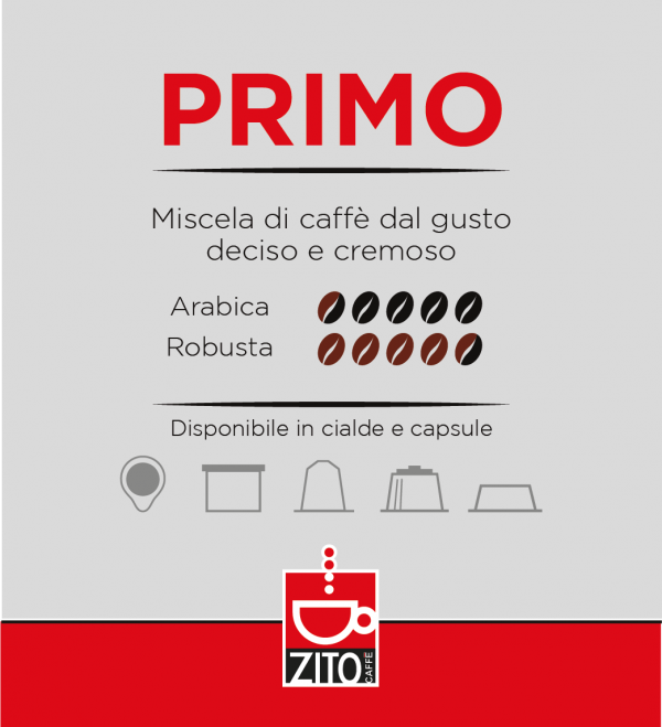 ZITO CAFFE' MISCELA PRIMO 100 PZ - CAPSULA COMPATIBILE ESSEE POINT CAFFè - Coffee Break Shop