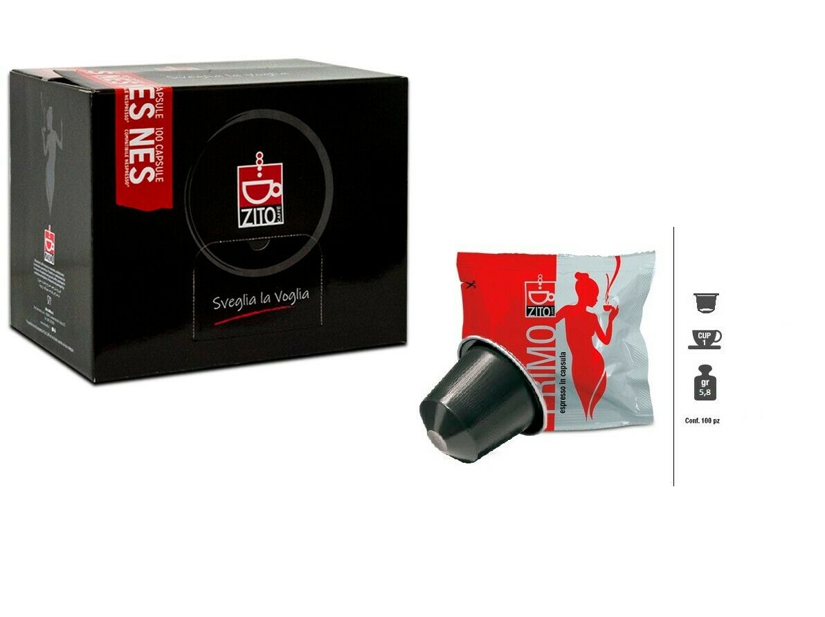 ZITO CAFFE' MISCELA PRIMO 100 PZ - CAPSULA COMPATIBILE NESPRESSO - Coffee Break Shop