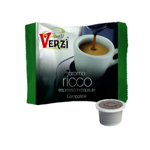 VERZI CAFFè CAPSULA UNO SYSTEM COMPATIBILE 100 PZ - MISCELA AROMA RICCO - Coffee Break Shop
