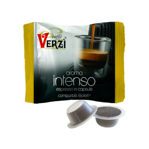 VERZI CAFFè CAPSULA BIALETTI COMPATIBILE 100 PZ AROMA INTENSO - Coffee Break Shop