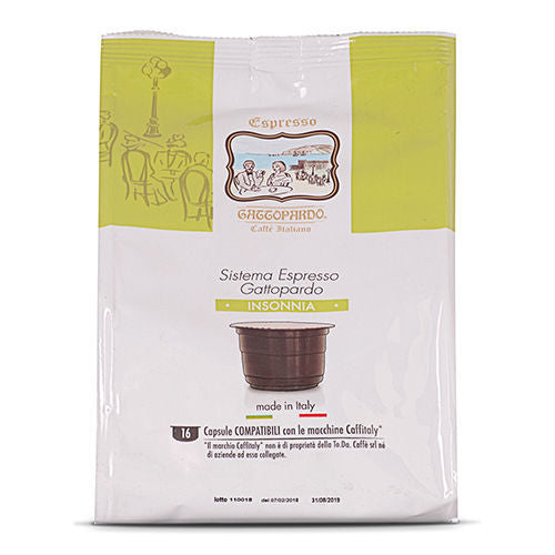 96 Capsule INSONNIA Caffè Gattopardo To.Da Compatibili Caffitaly