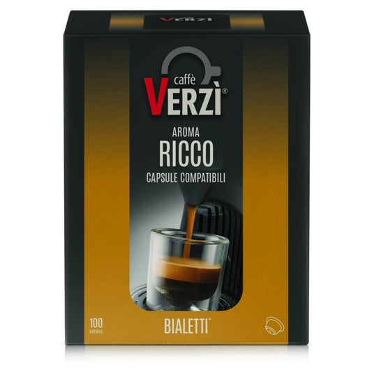 VERZI COMPATIBILE BIALETTI AROMA RICCO 100PZ