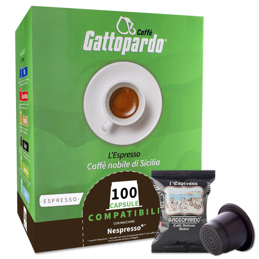 GATTOPARDO COMPATIBILE NESPRESSO MISCELA DAKAR 100PZ