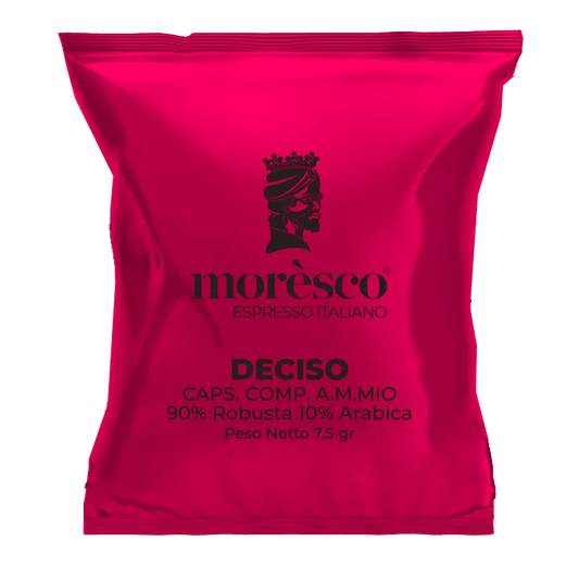 CAPSULE A MODO MIO COMPATIBILI MORESCO MISCELA DECISO 100 PZ– Caffè Moresco