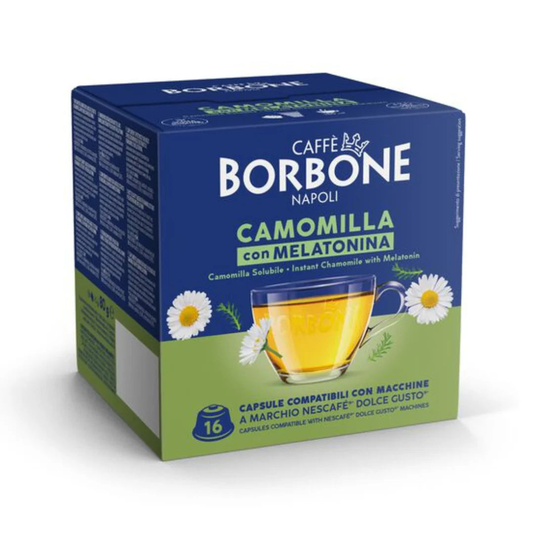 BORBONE COMPATIBILE DOLCE GUSTO CAMOMILLA CON MELATONINA 16PZ