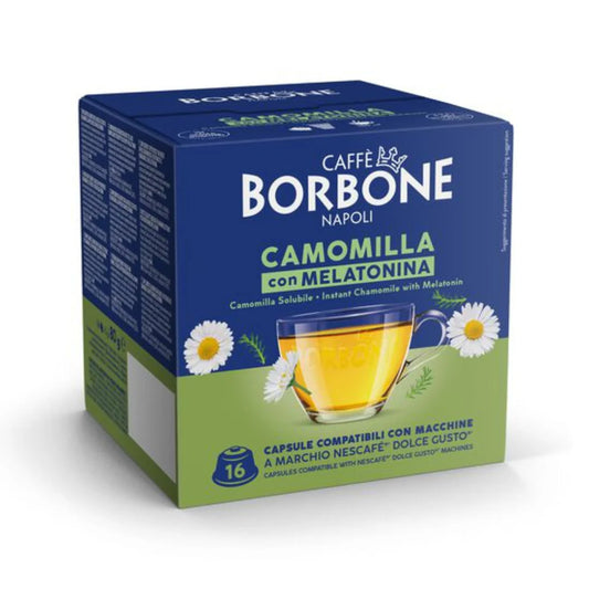 BORBONE COMPATIBILE DOLCE GUSTO CAMOMILLA CON MELATONINA 16PZ