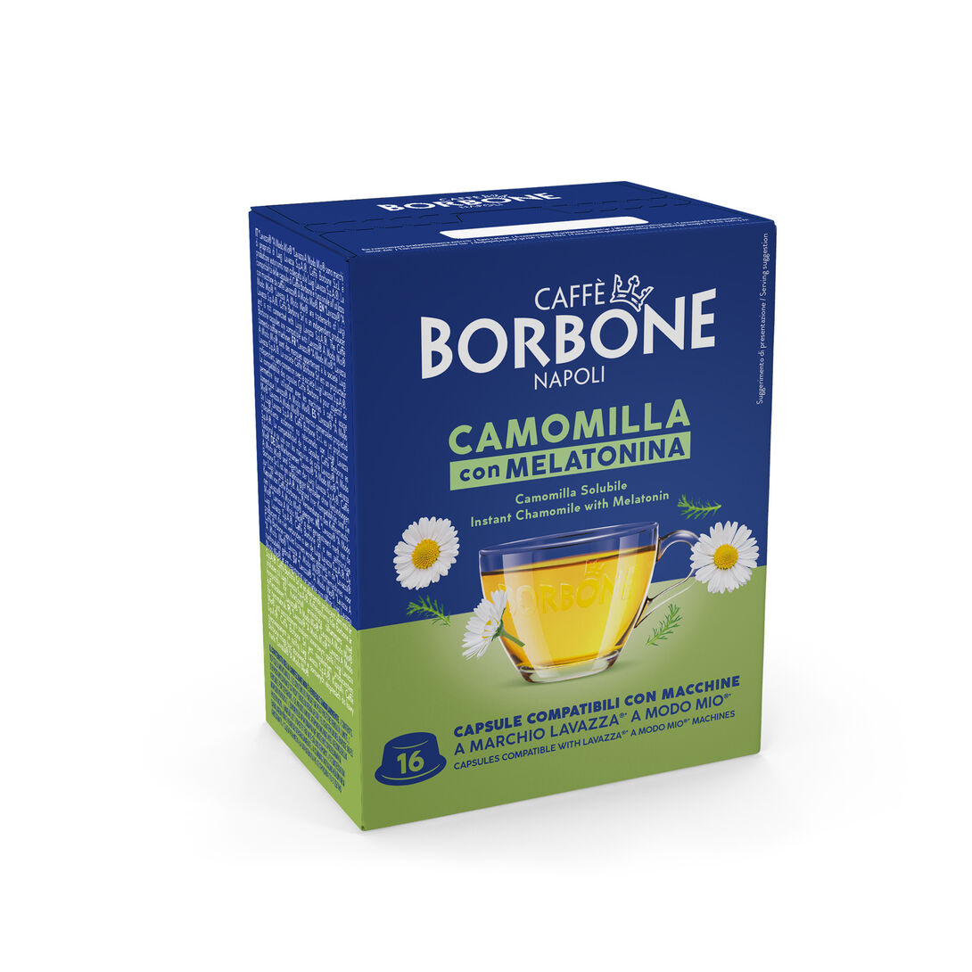 BORBONE COMPATIBILE A MODO MIO CAMOMILLA CON MELATONINA 16PZ