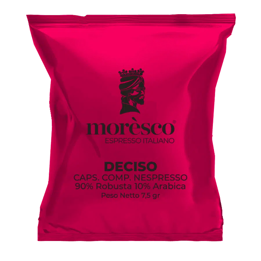 100 Capsule Compatibili Nespresso DECISO – Caffè Moresco