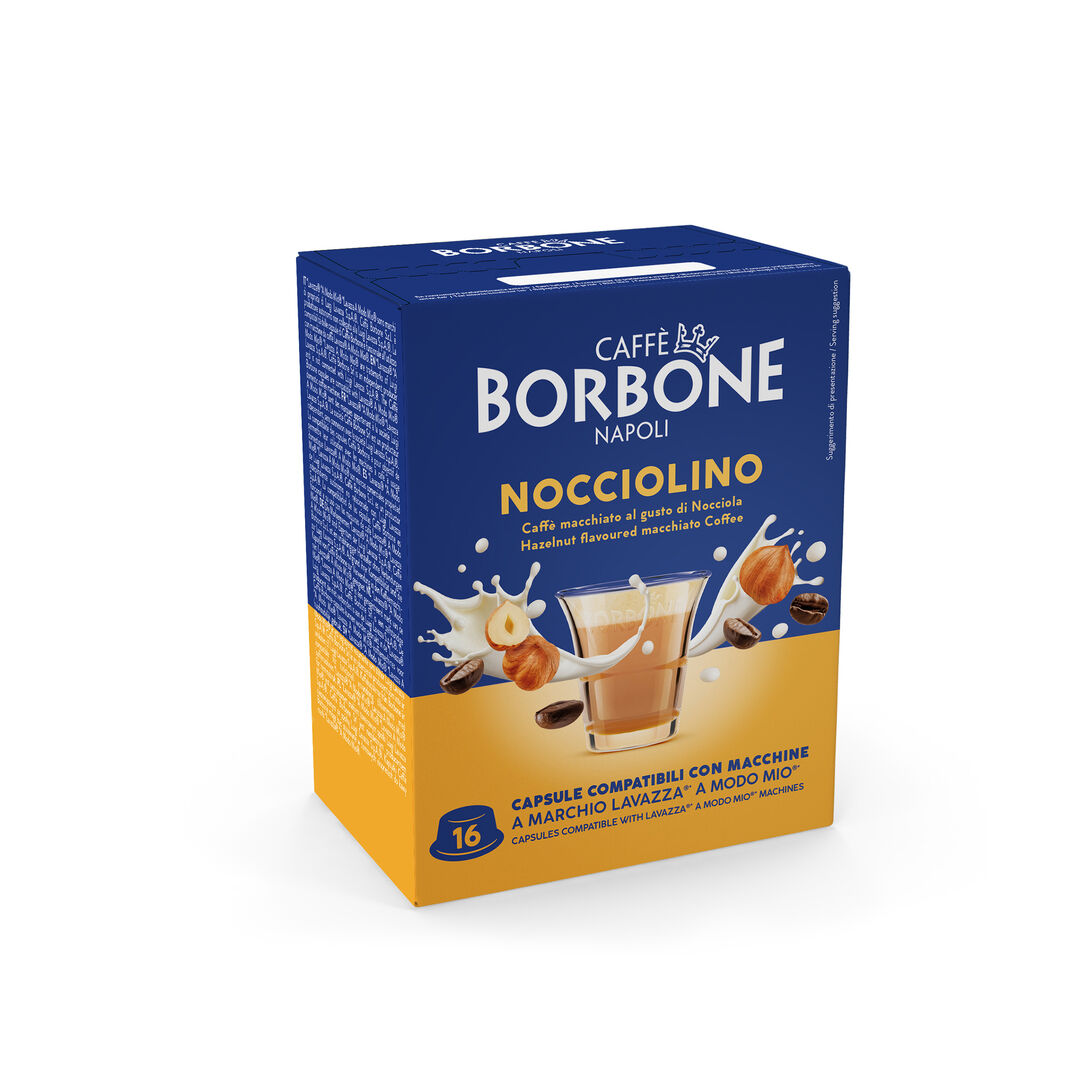BORBONE COMPATIBILE A MODO MIO NOCCIOLINO 16PZ