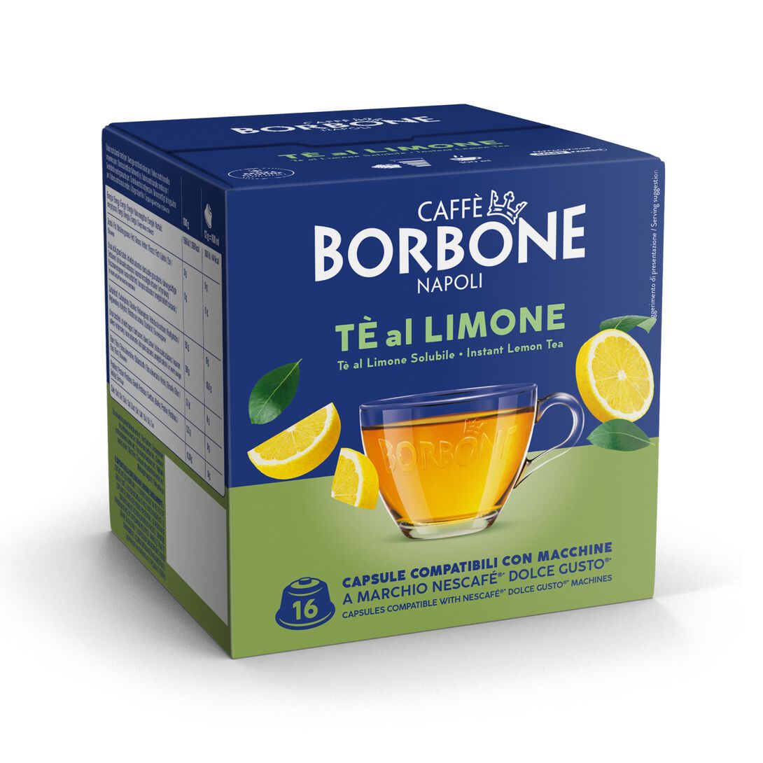 BORBONE COMPATIBILE DOLCE GUSTO TE' AL LIMONE 16PZ