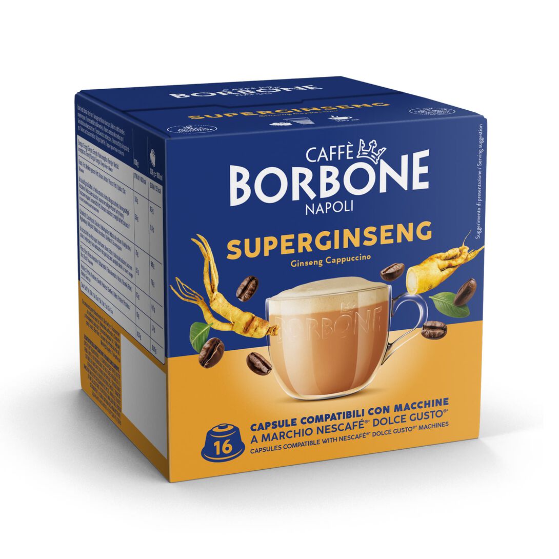 BORBONE COMPATIBILE DOLCE GUSTO SUPERGINSENG 16PZ
