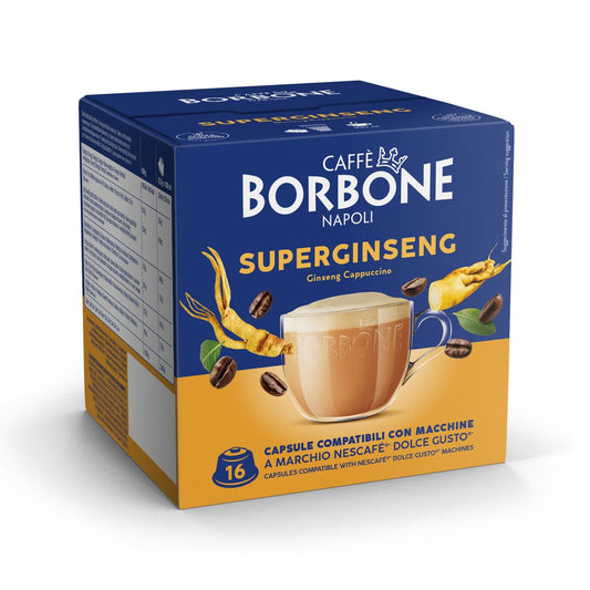 BORBONE COMPATIBILE DOLCE GUSTO SUPERGINSENG 16PZ