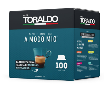 TORALDO COMPATIBILE A MODO MIO MISCELA CREMOSA 100PZ