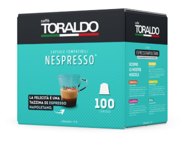 TORALDO COMPATIBILE NESPRESSO MISCELA CREMOSA 100PZ