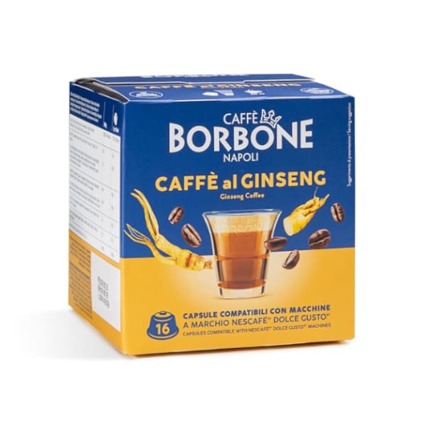 BORBONE COMPATIBILE DOLCE GUSTO CAFFE' AL GINSENG 16PZ