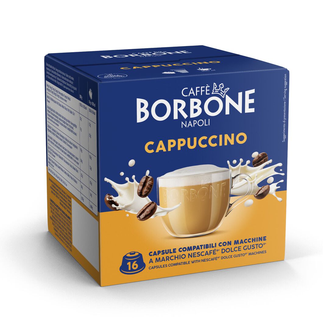 BORBONE COMPATIBILE DOLCE GUSTO CAPPUCCINO 16PZ