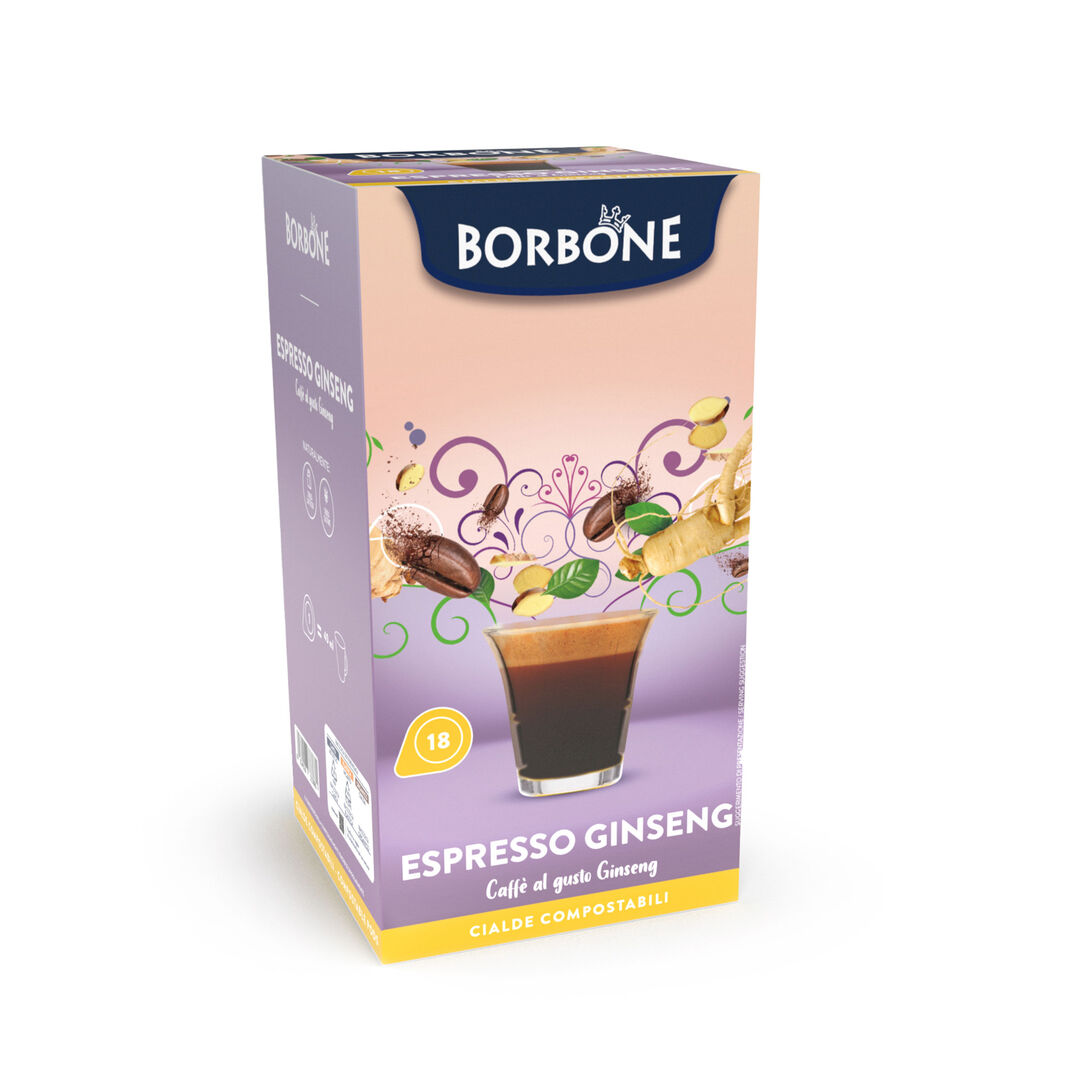 BORBONE CIALDA ESE 44 MM ESPRESSO GINSENG 18PZ