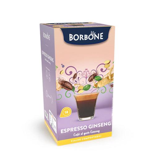 BORBONE CIALDA ESE 44 MM ESPRESSO GINSENG 18PZ