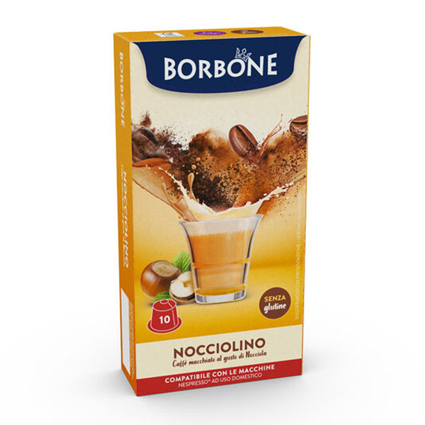 BORBONE COMPATIBILE NESPRESSO NOCCIOLINO 10PZ