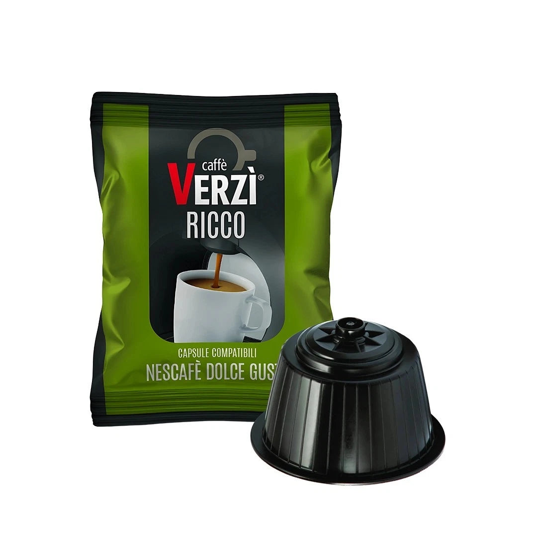 VERZI COMPATIBILE DOLCE GUSTO AROMA RICCO 50PZ