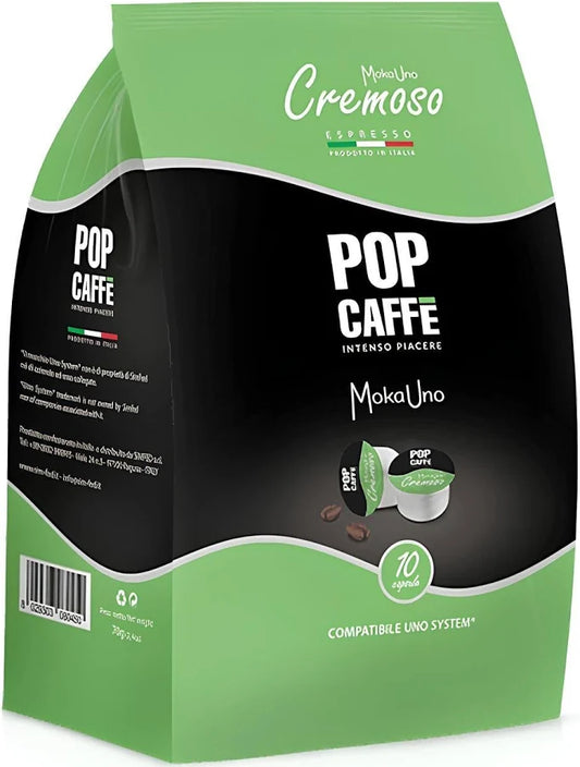 CAPSULE CAFFE POP MOKA CUP 1 INTENSO COMPATIBILI ILLY KIMBO UNO SYSTEM (Copia)