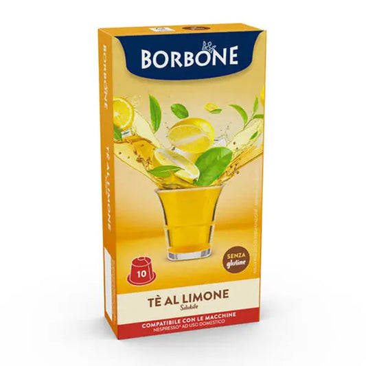 BORBONE COMPATIBILE NESPRESSO TE' AL LIMONE 10PZ