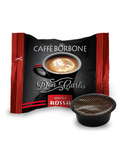 BORBONE CAPSULA DON CARLO RED 50 - 100 PZ - Coffee Break Shop
