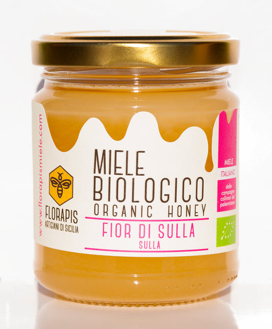 MIELE BIOLOGICO FIOR DI SULLA 250 GR - 500 GR - 1000 GR