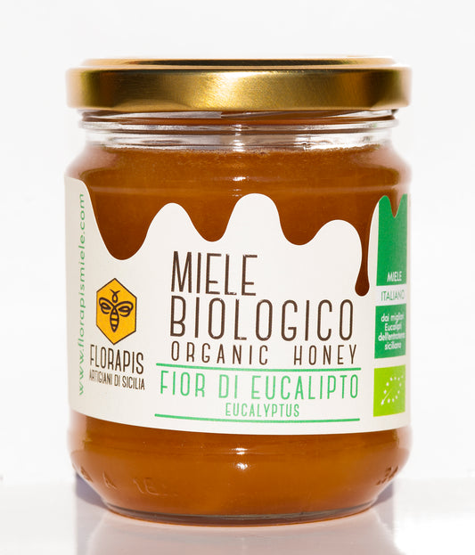 MIELE BIOLOGICO FIOR DI EUCALIPTO 250 GR , 500 GR, 1000 GR