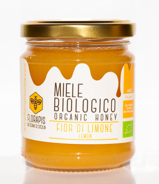 MIELE BIOLOGICO SICILIANO FIOR DI LIMONE  250 GR - 500 GR - 1000 GR