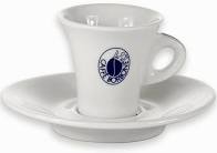 BORBONE TAZZINE IN CERAMICA CON PIATTINO - 6 PZ - Coffee Break Shop