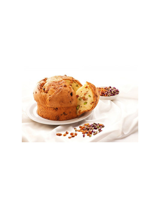 PANBACCO RETRO UVETTA E CANDITI - 1 KG PANETTONE ARTIGIANALE CLASSICO