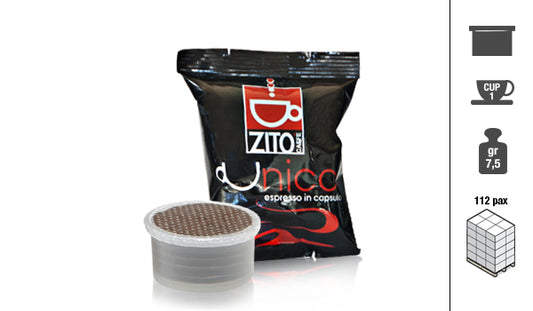ZITO CAFFE' MISCELA UNICO 100 PZ - CAPSULA COMPATIBILE POINT LAVAZZA - Coffee Break Shop